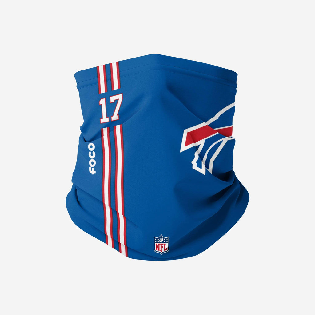 Josh Allen Buffalo Bills On-Field Sideline Logo Gaiter Scarf FOCO Adult - FOCO.com