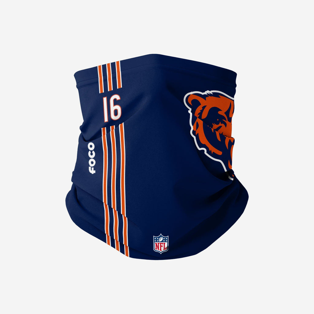 Pat O'Donnell Chicago Bears On-Field Sideline Logo Gaiter Scarf FOCO - FOCO.com