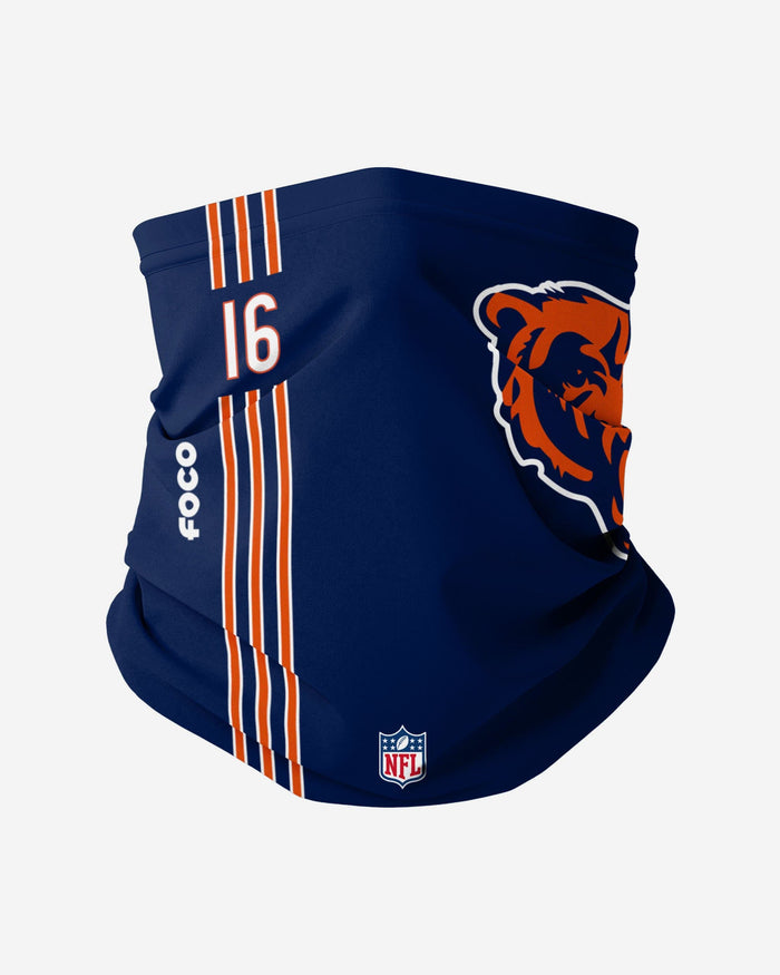 Pat O'Donnell Chicago Bears On-Field Sideline Logo Gaiter Scarf FOCO - FOCO.com