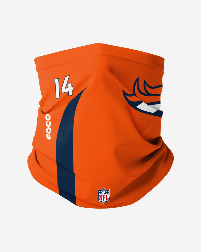 Courtland Sutton Denver Broncos On-Field Sideline Logo Gaiter Scarf FOCO - FOCO.com