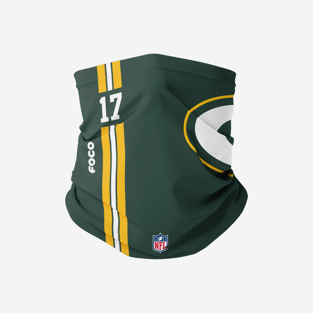 Davante Adams Green Bay Packers On-Field Sideline Logo Gaiter Scarf FOCO - FOCO.com