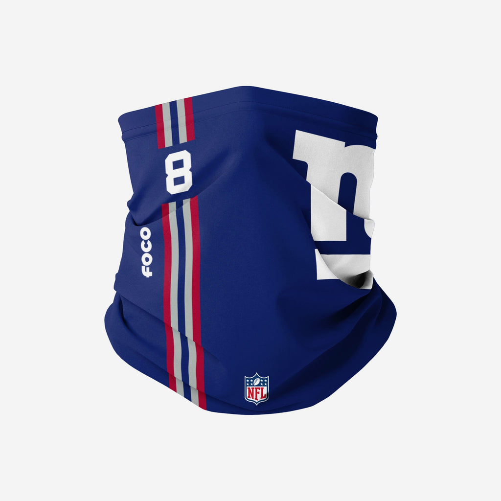 Daniel Jones New York Giants On-Field Sideline Logo Gaiter Scarf FOCO - FOCO.com