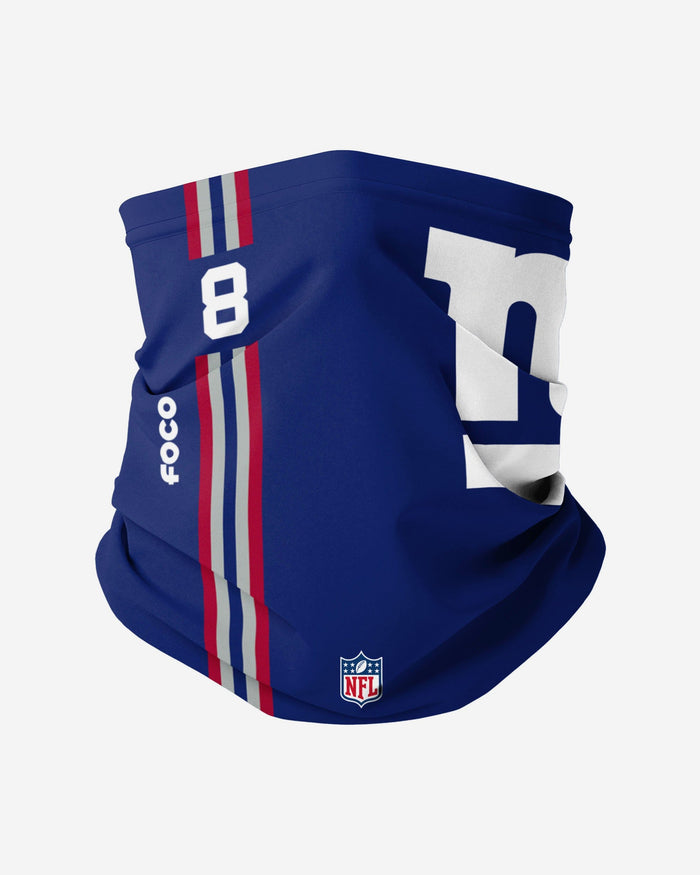 Daniel Jones New York Giants On-Field Sideline Logo Gaiter Scarf FOCO - FOCO.com