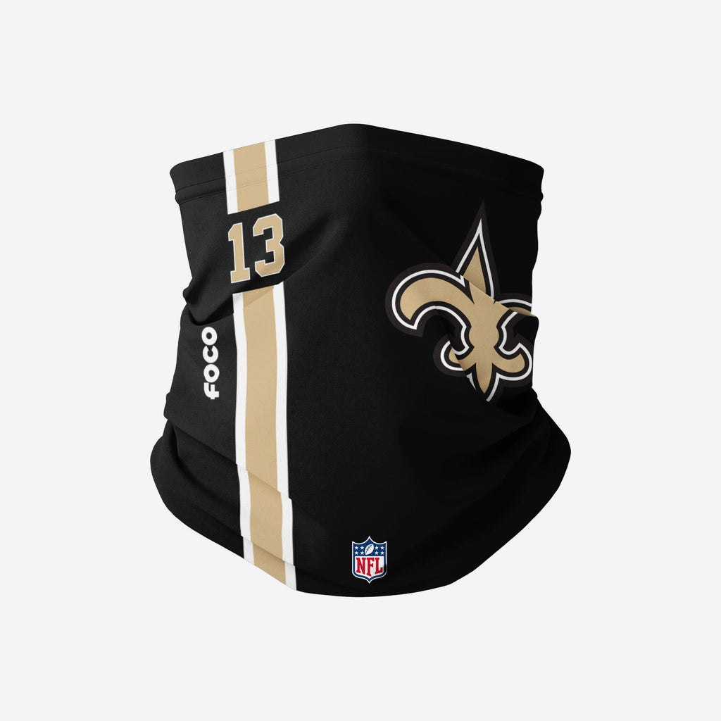 Michael Thomas New Orleans Saints On-Field Sideline Logo Gaiter Scarf FOCO - FOCO.com