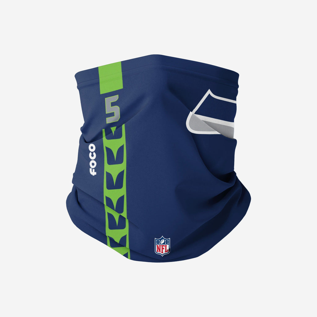 Jason Myers Seattle Seahawks On-Field Sideline Logo Gaiter Scarf FOCO - FOCO.com