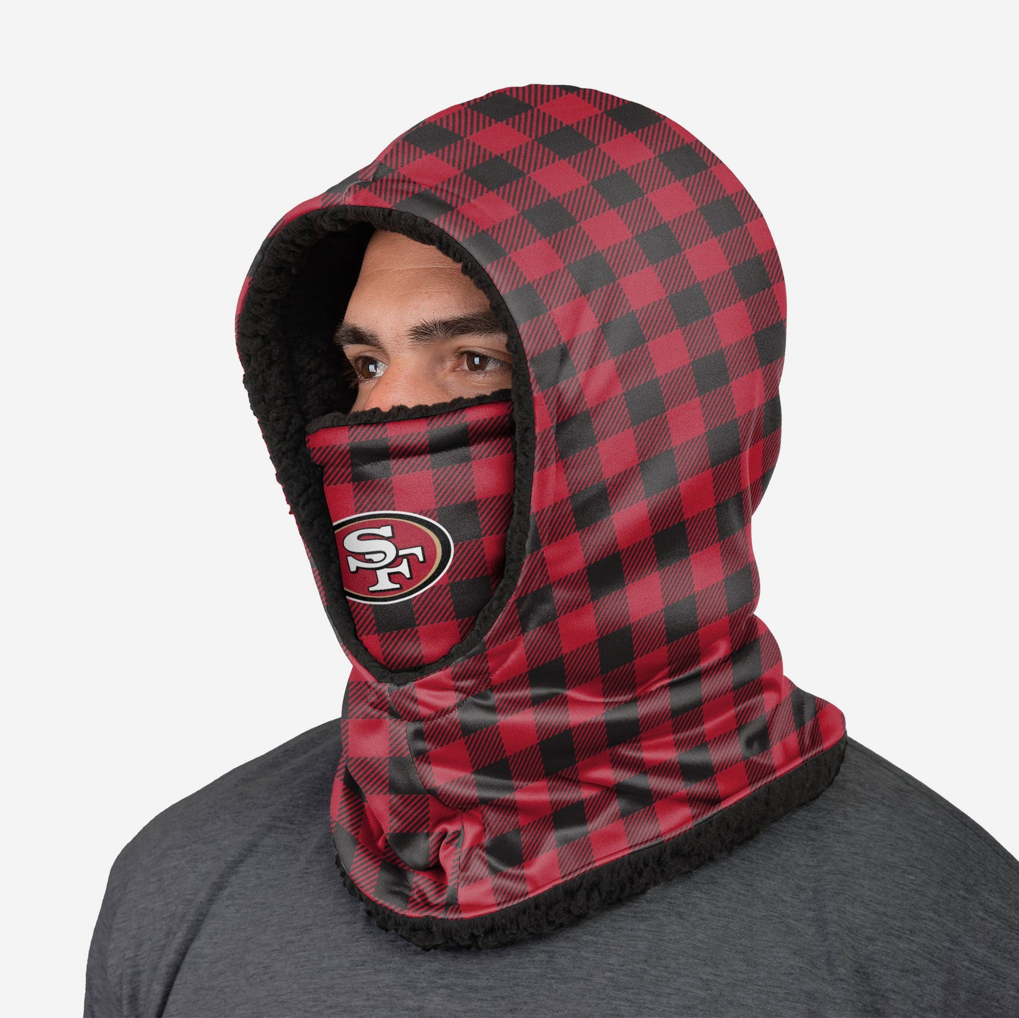 San Francisco 49ers Drawstring Hooded Gaiter FOCO