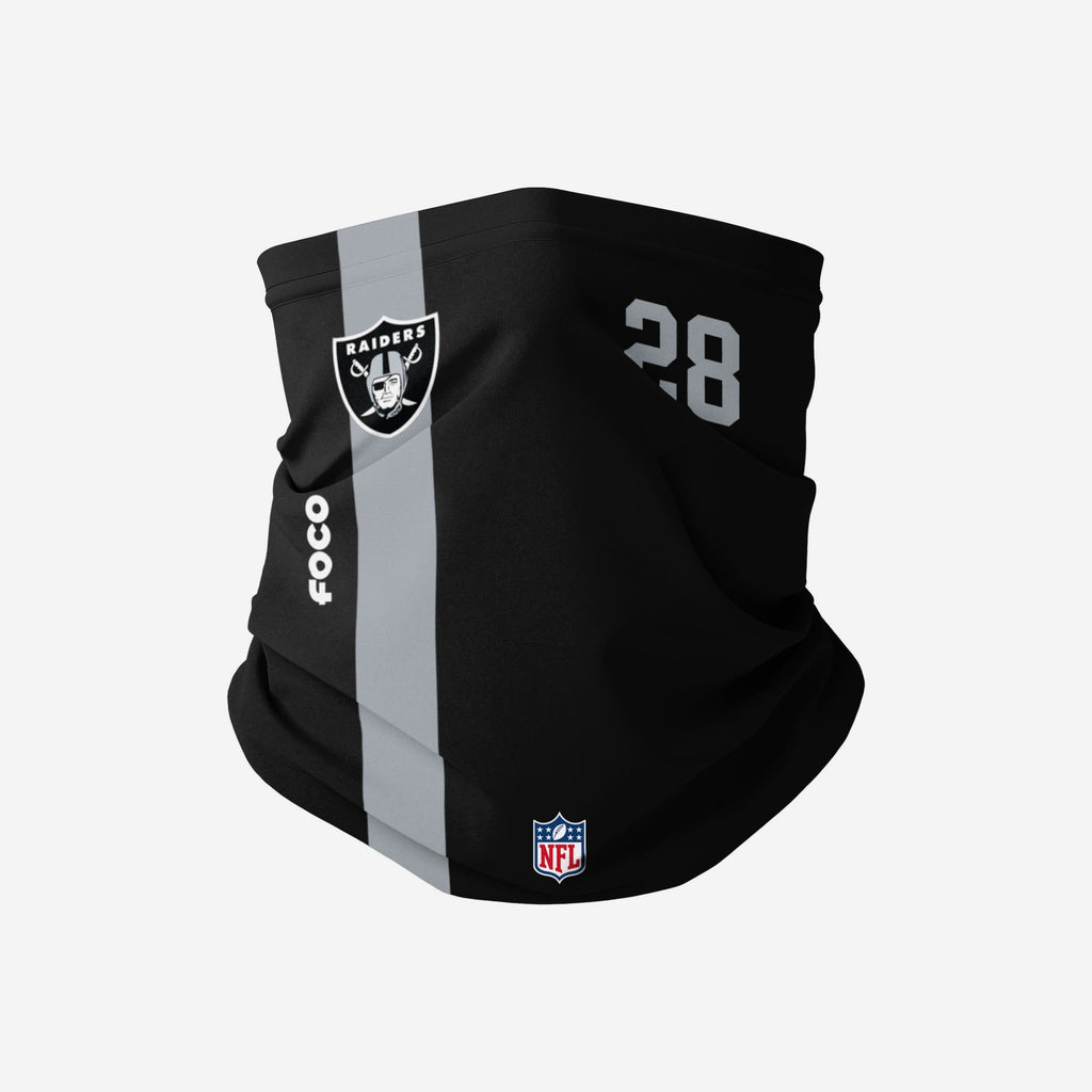 Josh Jacobs Las Vegas Raiders On-Field Sideline Gaiter Scarf FOCO - FOCO.com