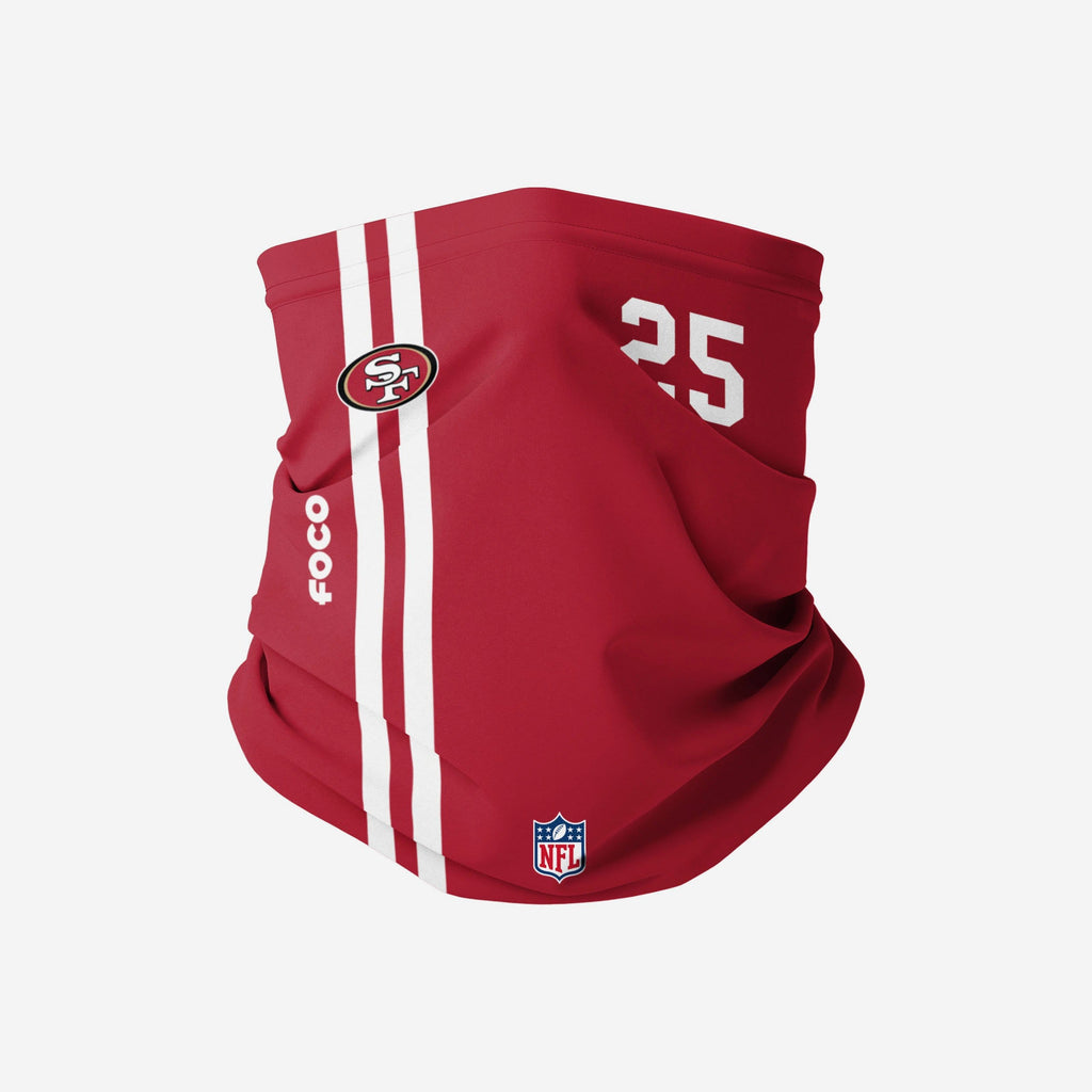 Richard Sherman San Francisco 49ers On-Field Sideline Gaiter Scarf FOCO - FOCO.com