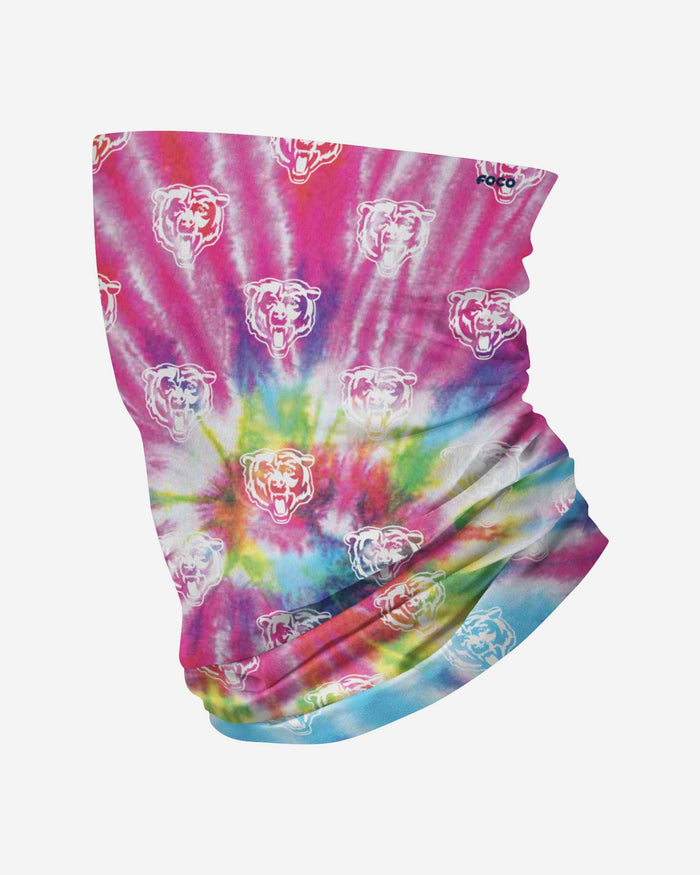 Chicago Bears Pastel Tie-Dye Gaiter Scarf FOCO - FOCO.com