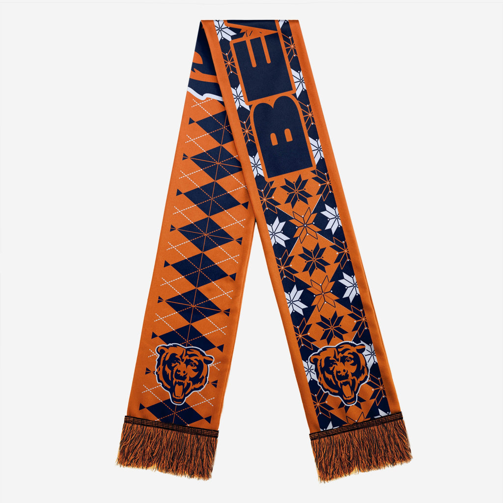 Chicago Bears Reversible Ugly Scarf FOCO - FOCO.com