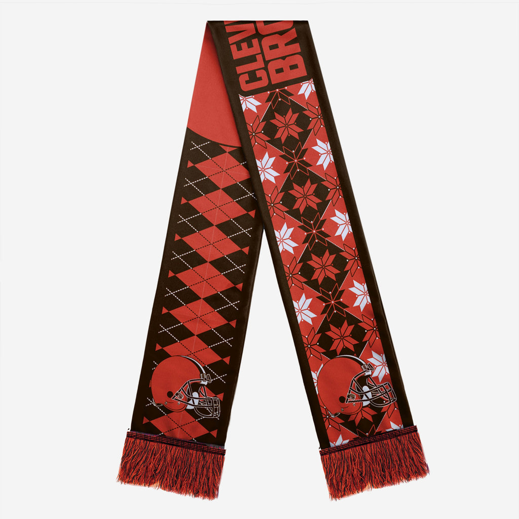 Cleveland Browns Reversible Ugly Scarf FOCO - FOCO.com