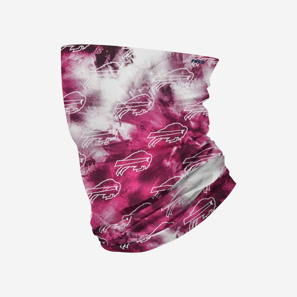 Buffalo Bills Pink Tie-Dye Gaiter Scarf FOCO - FOCO.com