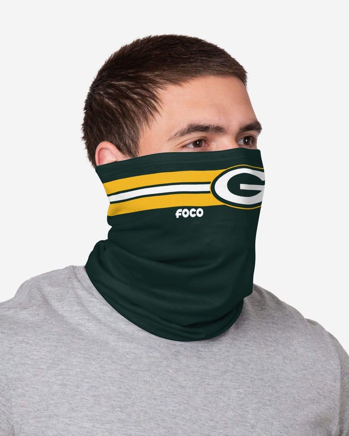 Green Bay Packers Stitched 2 Pack Gaiter Scarf FOCO - FOCO.com