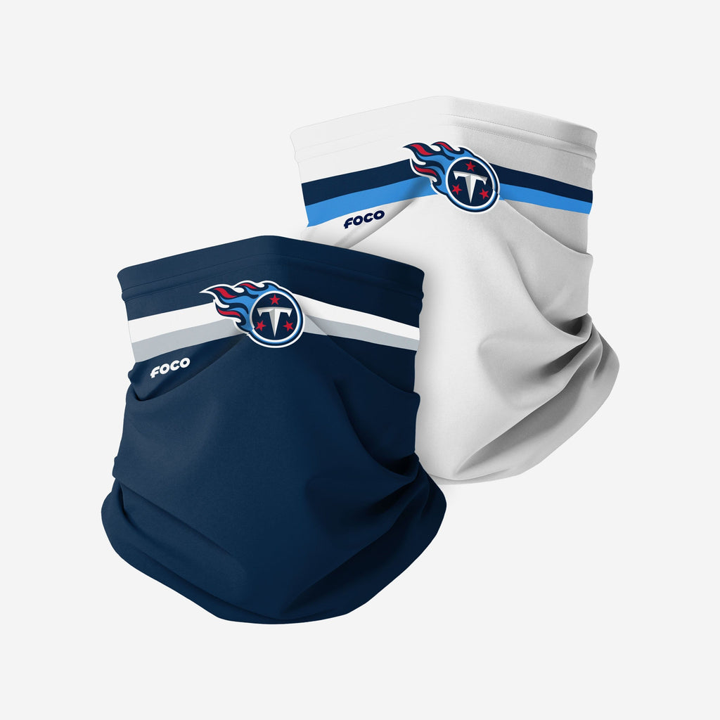 Tennessee Titans Stitched 2 Pack Gaiter Scarf FOCO - FOCO.com