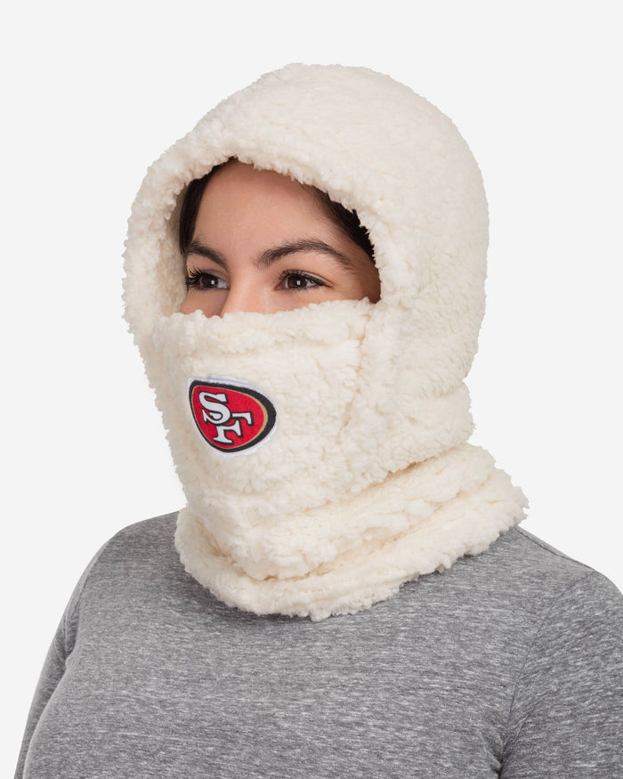 San Francisco 49ers Sherpa Hooded Gaiter FOCO - FOCO.com