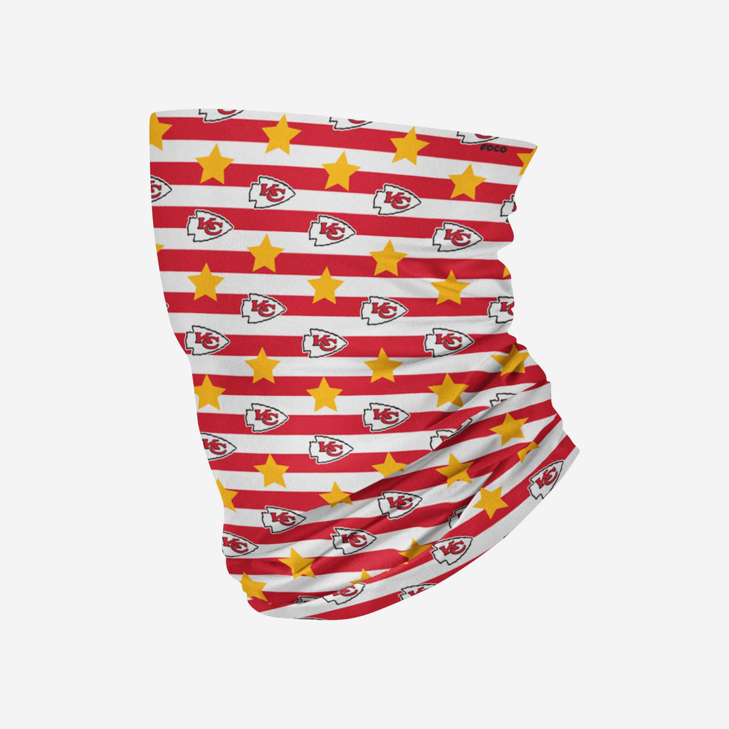 Kansas City Chiefs Stars & Stripes Gaiter Scarf FOCO - FOCO.com