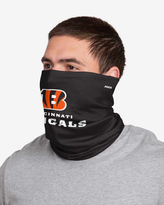 Cincinnati Bengals Team Logo Stitched Gaiter Scarf FOCO - FOCO.com