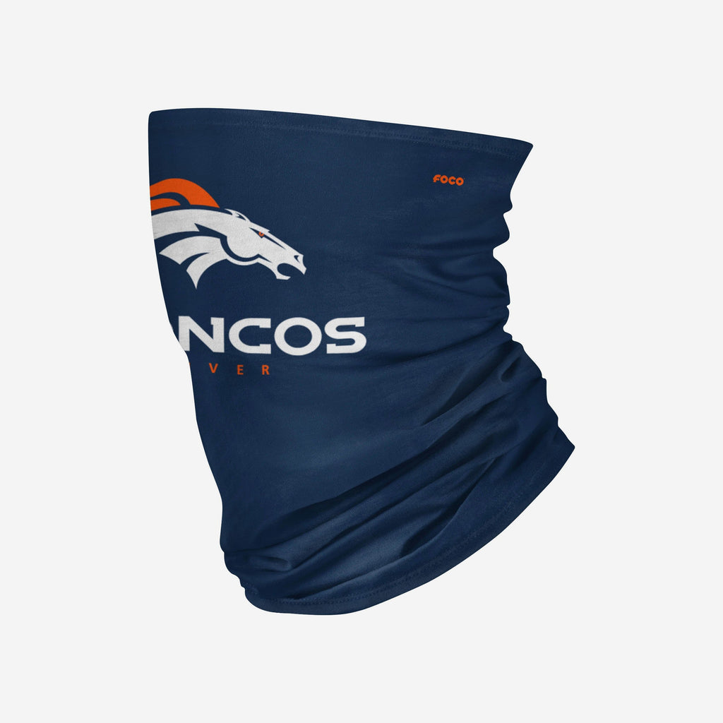 Denver Broncos Team Logo Stitched Gaiter Scarf FOCO - FOCO.com