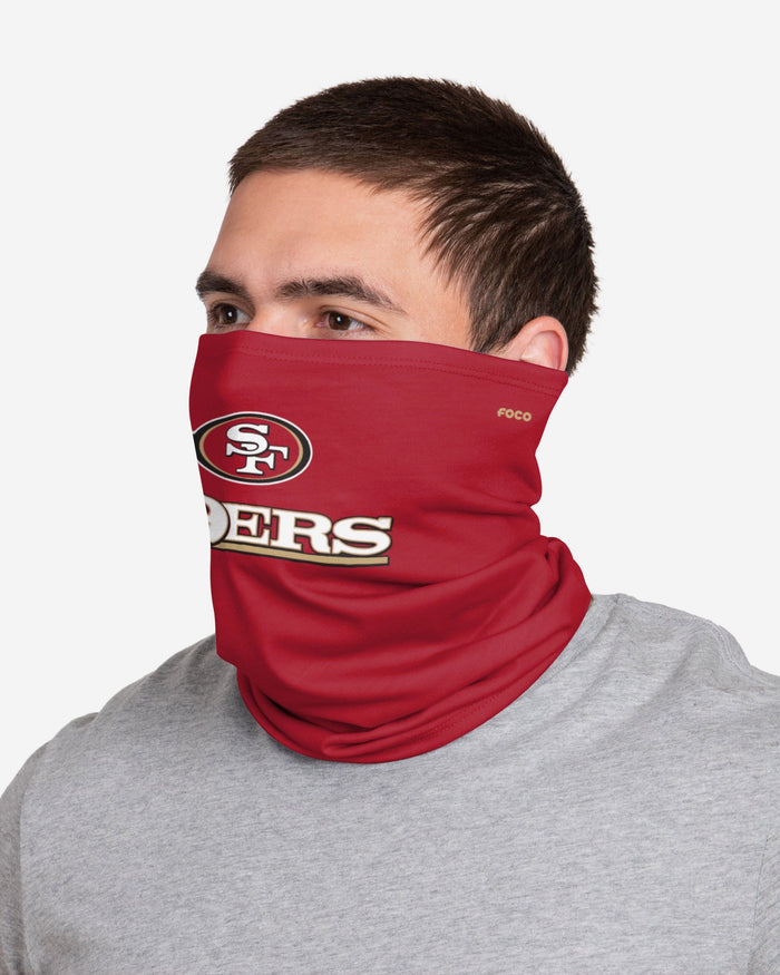 San Francisco 49ers Team Logo Stitched Gaiter Scarf FOCO - FOCO.com