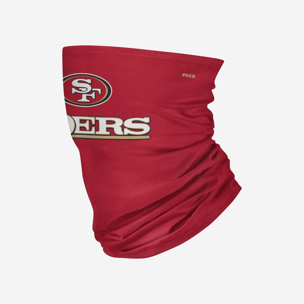 San Francisco 49ers Team Logo Stitched Gaiter Scarf FOCO - FOCO.com