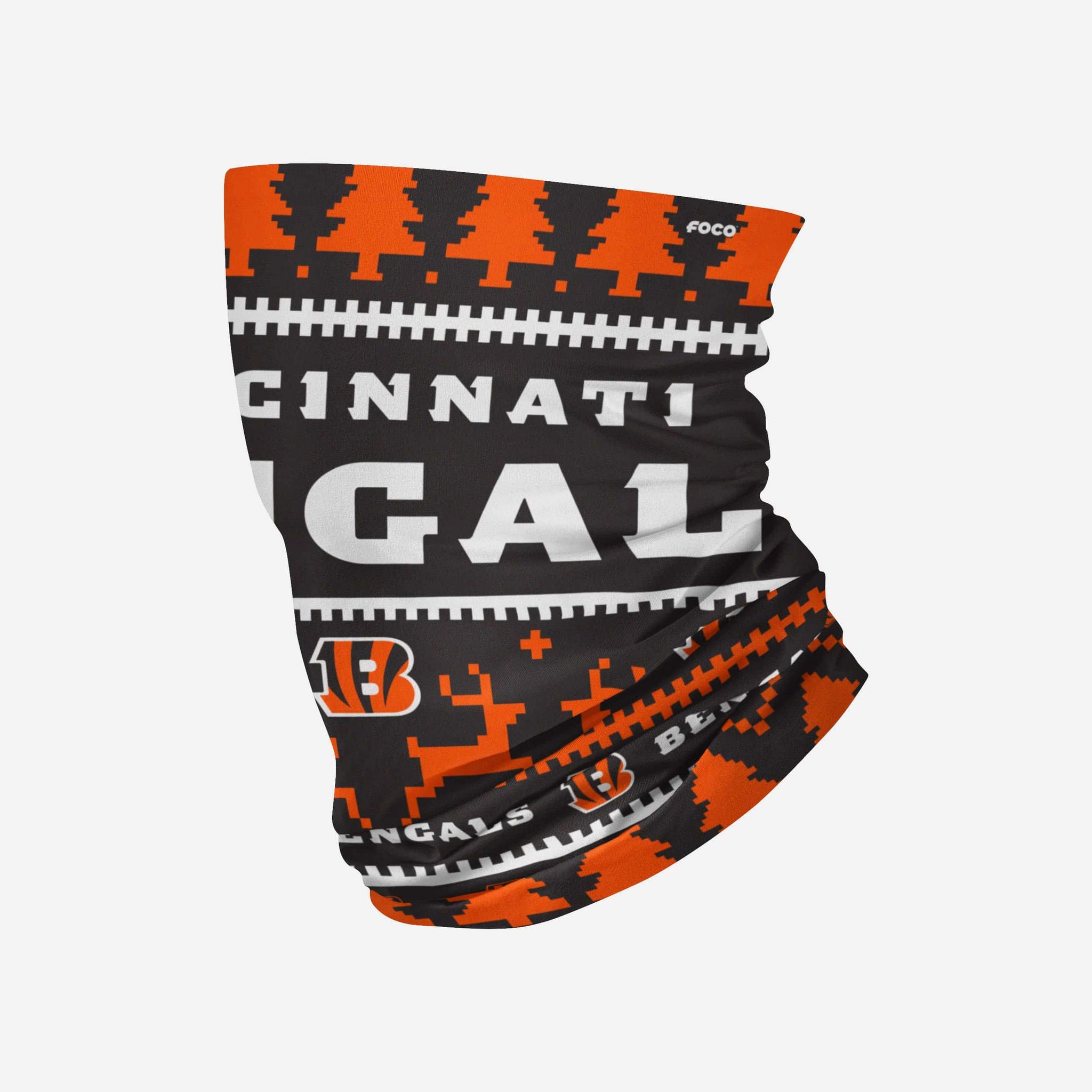 Cincinnati Bengals On-Field Sideline Logo Gaiter Scarf FOCO