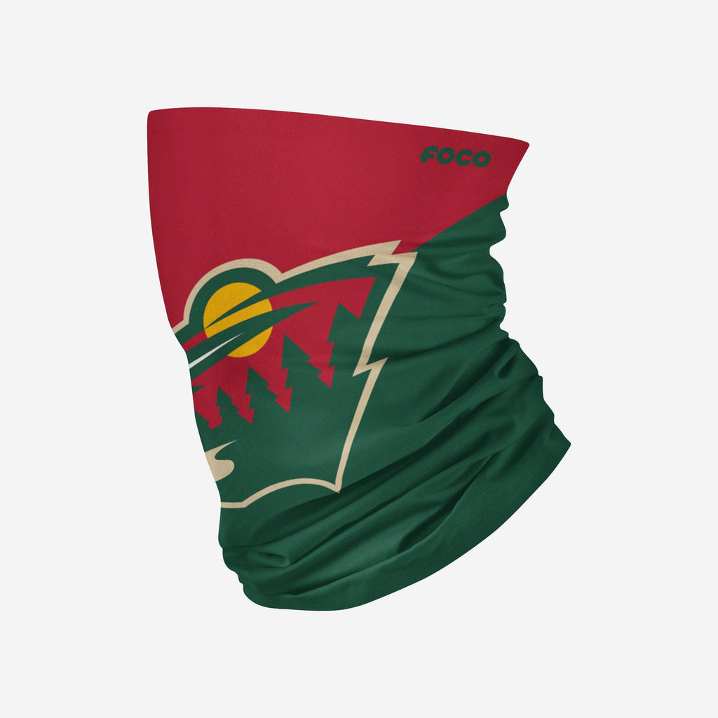 Minnesota Wild Big Logo Gaiter Scarf FOCO Adult - FOCO.com