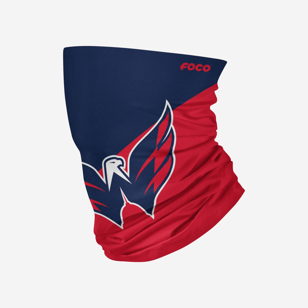 Washington Capitals Big Logo Gaiter Scarf FOCO Adult - FOCO.com