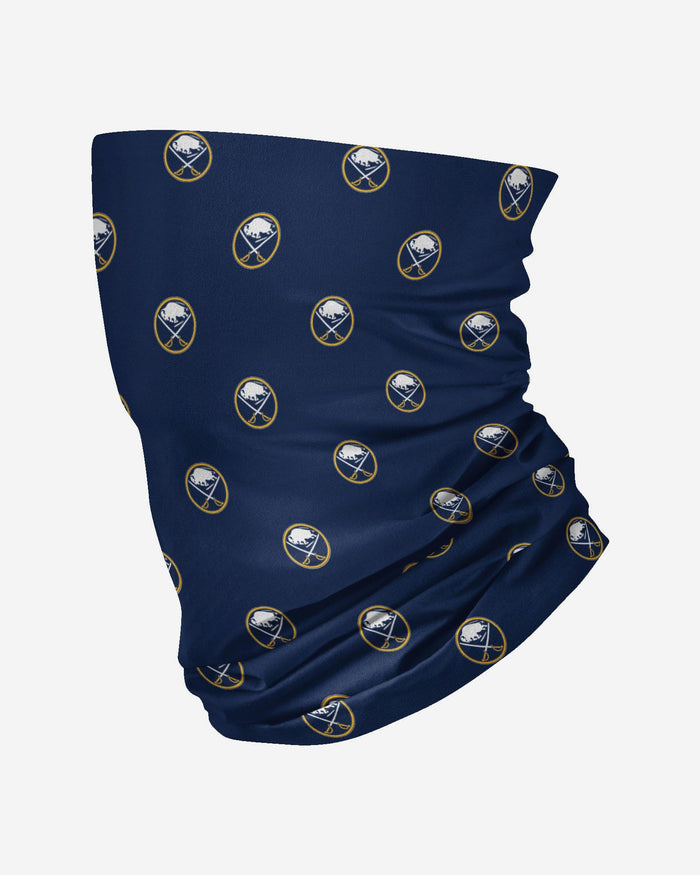 Buffalo Sabres Mini Print Logo Gaiter Scarf FOCO - FOCO.com