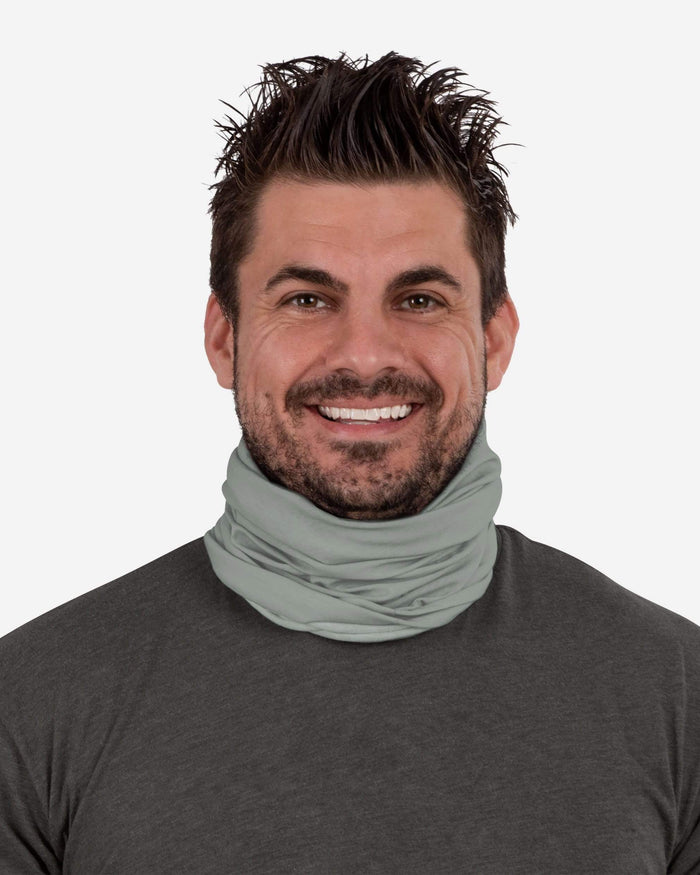 Grey & Black Bandana Gaiter Scarf FOCO - FOCO.com