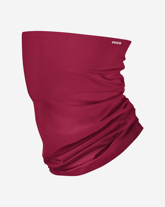 Solid Maroon Gaiter Scarf FOCO - FOCO.com