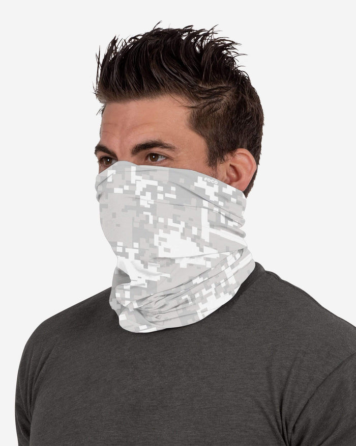 White Digital Camo Gaiter Scarf FOCO - FOCO.com