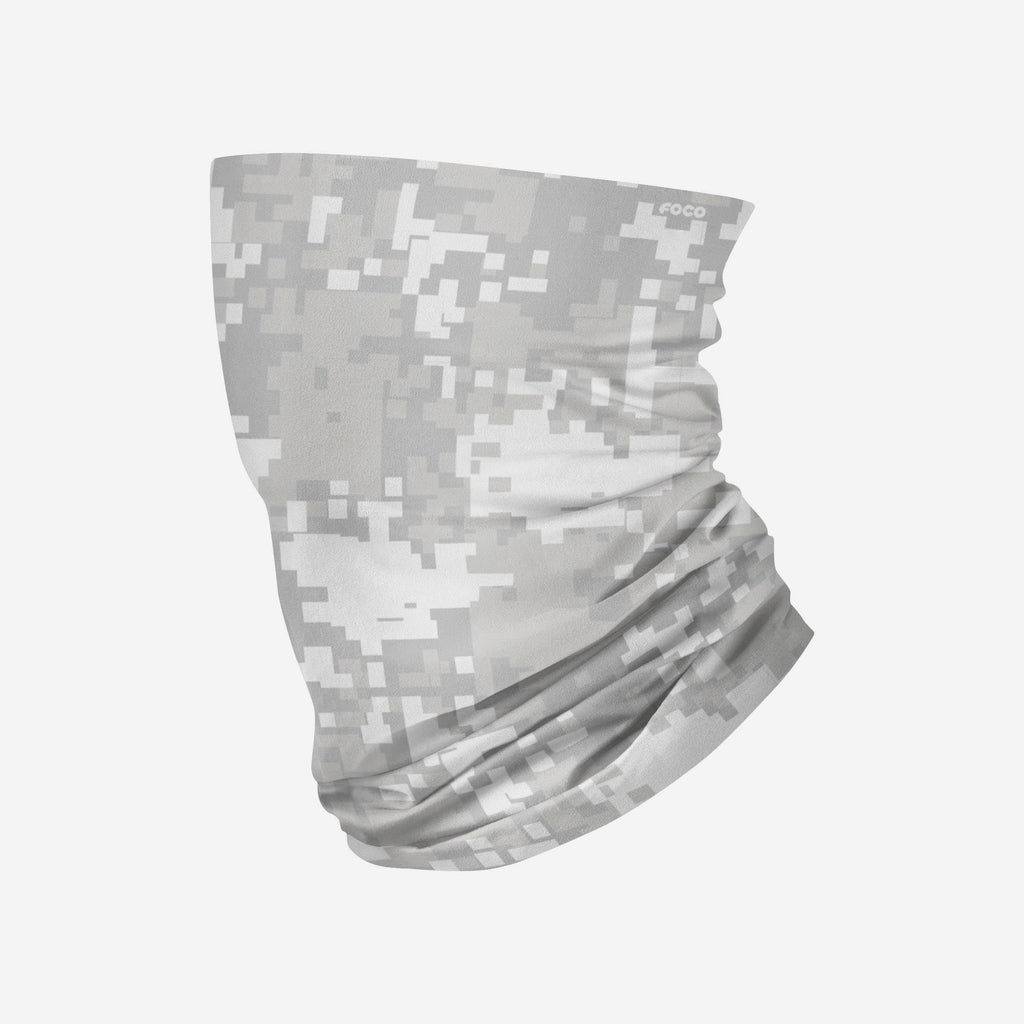 White Digital Camo Gaiter Scarf FOCO - FOCO.com