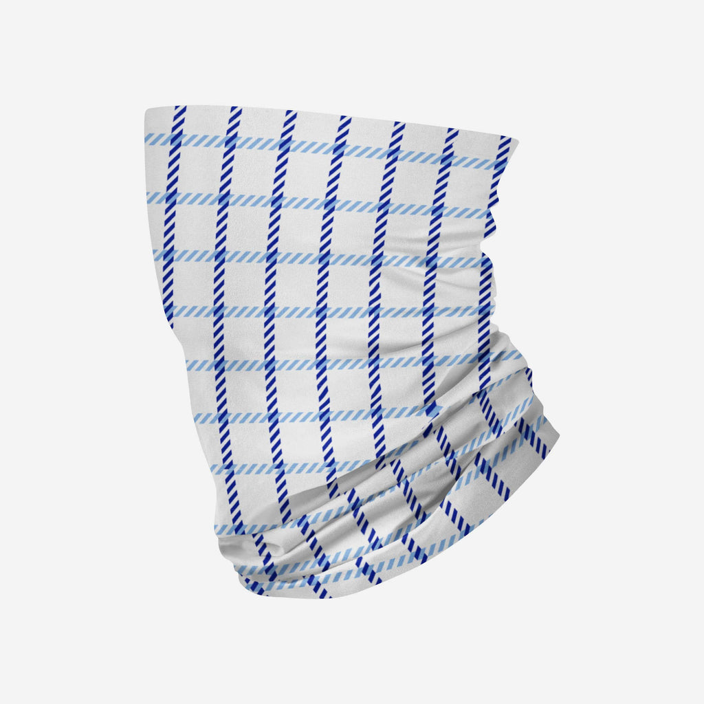 White Plaid Gaiter Scarf FOCO - FOCO.com