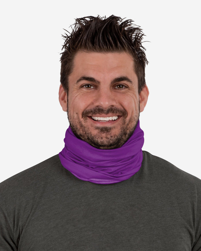 Solid Purple Gaiter Scarf FOCO - FOCO.com