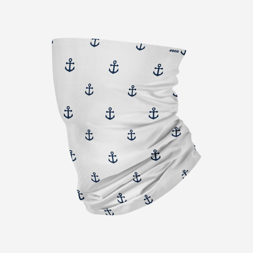 White Anchor Gaiter Scarf FOCO - FOCO.com