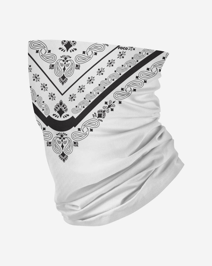 White Bandana Gaiter Scarf FOCO - FOCO.com