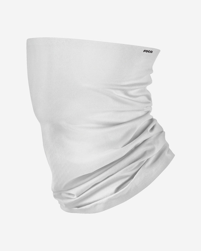 Solid White Gaiter Scarf FOCO - FOCO.com