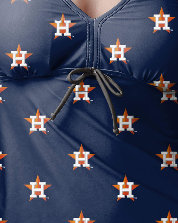 Houston Astros Womens Mini Logo Tankini FOCO - FOCO.com