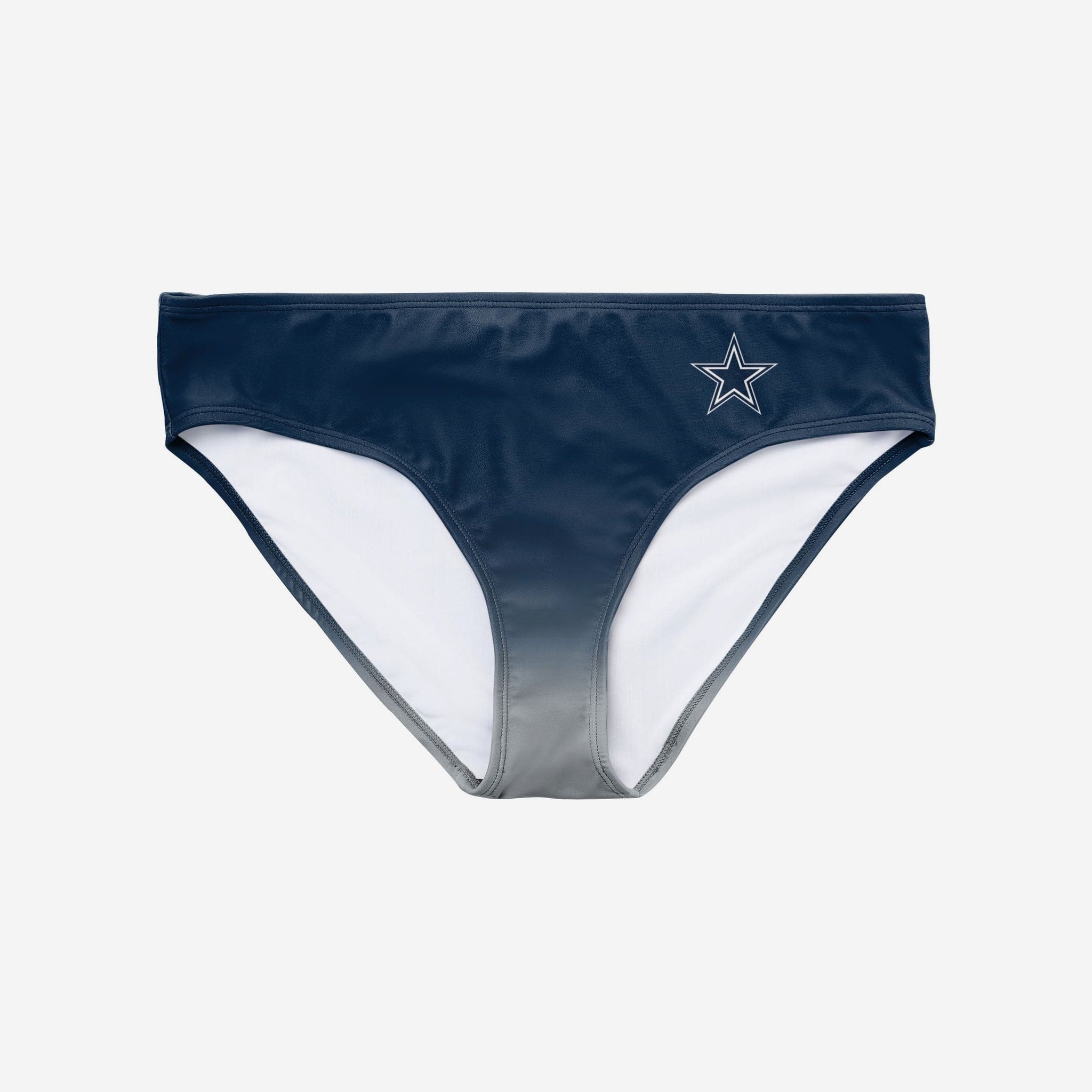 FOCO Dallas Cowboys NFL Womens Gradient Big Logo Bikini Top