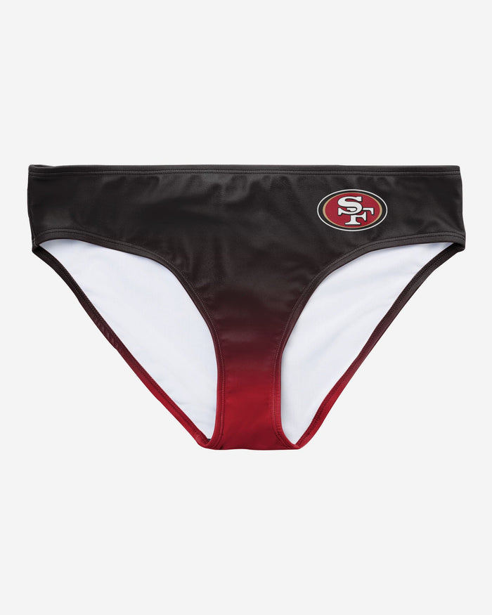 San Francisco 49ers Womens Gametime Gradient Bikini Bottom FOCO - FOCO.com