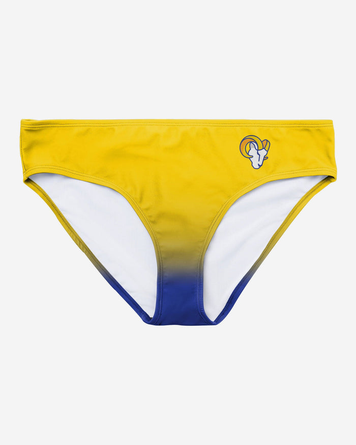 Los Angeles Rams Womens Gametime Gradient Bikini Bottom FOCO - FOCO.com