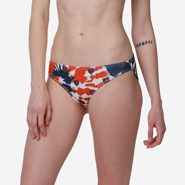 FOCO Chicago Bears Womens Paint Splash Bikini Bottom, Size: M