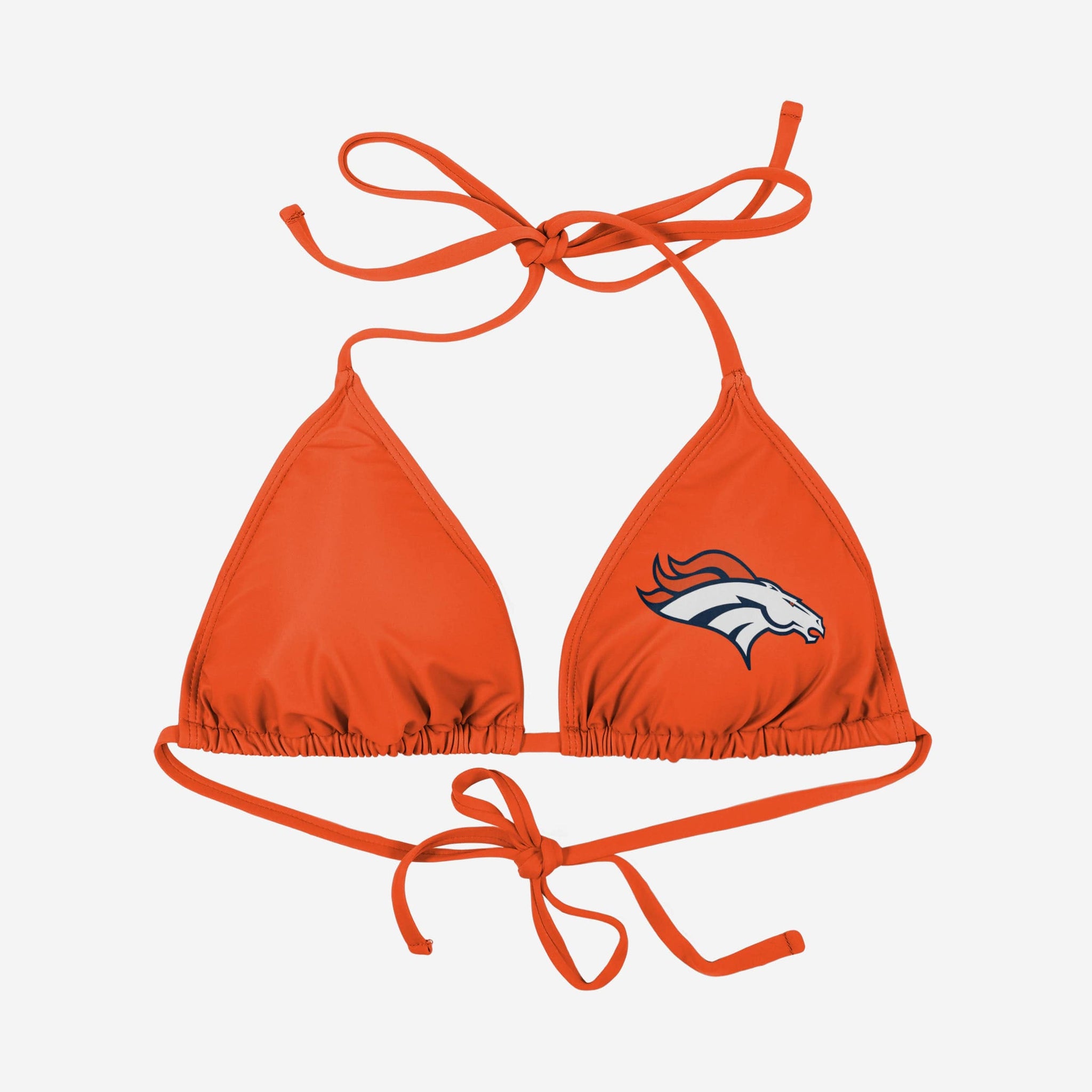 FOCO Denver Broncos Womens Solid Wordmark Bikini Bottom, Size: XL