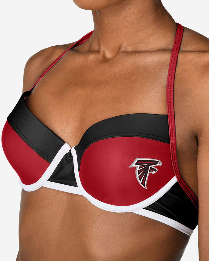 Atlanta Falcons Team Logo Bikini Top FOCO - FOCO.com