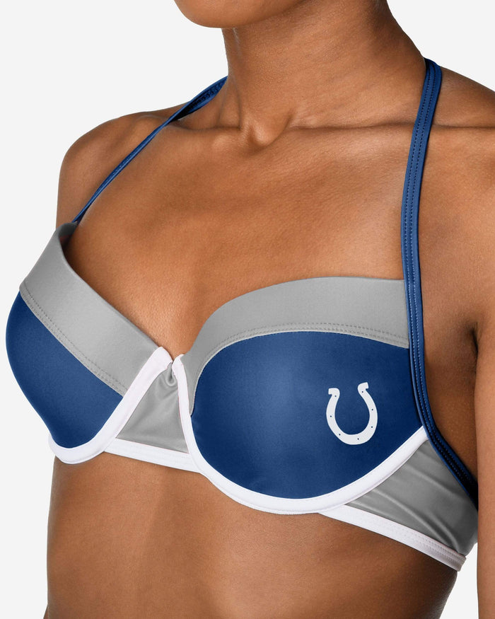 Indianapolis Colts Team Logo Bikini Top FOCO - FOCO.com