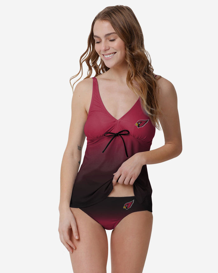 Arizona Cardinals Womens Gametime Gradient Tankini FOCO - FOCO.com