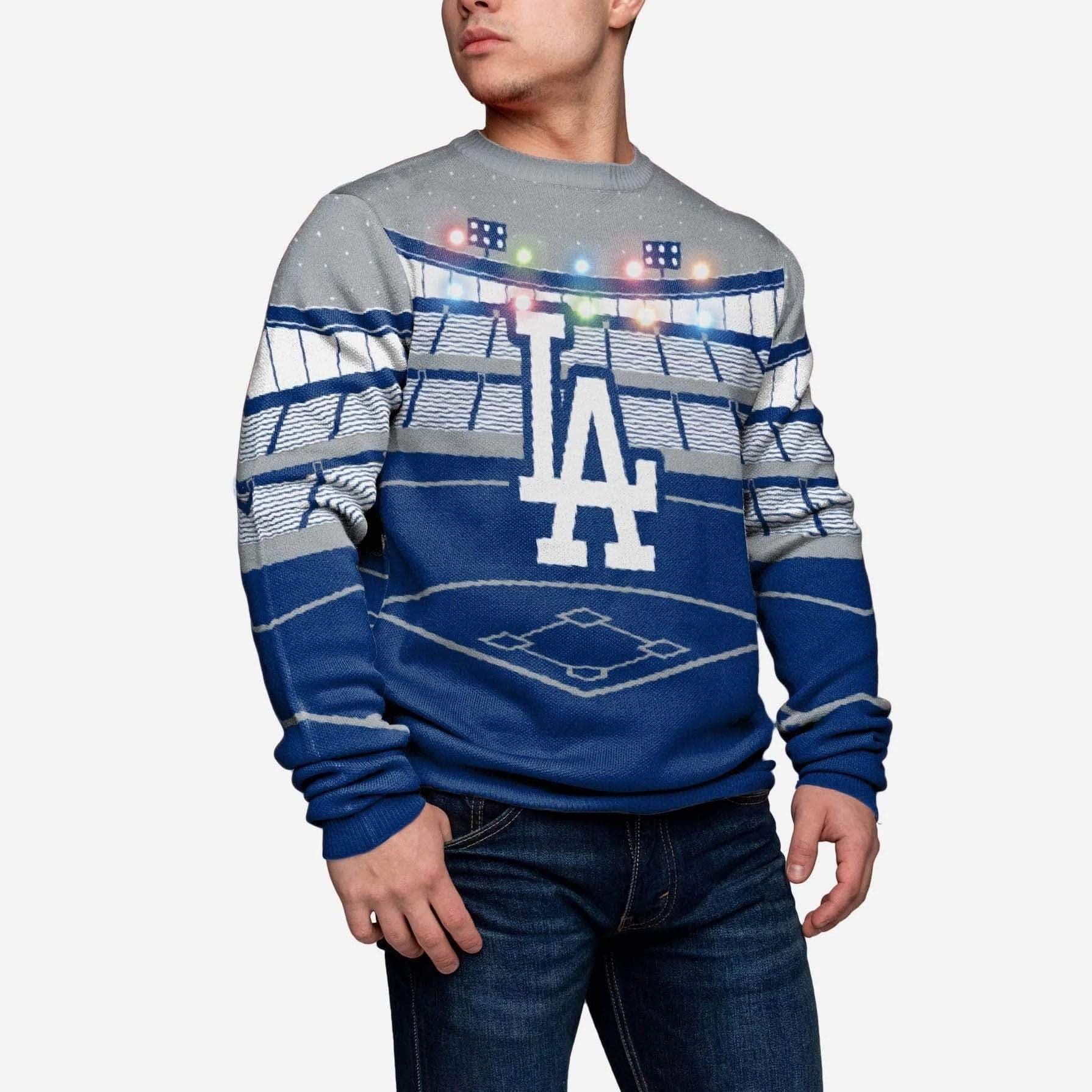 Los Angeles Dodgers Light Up Bluetooth Sweater FOCO