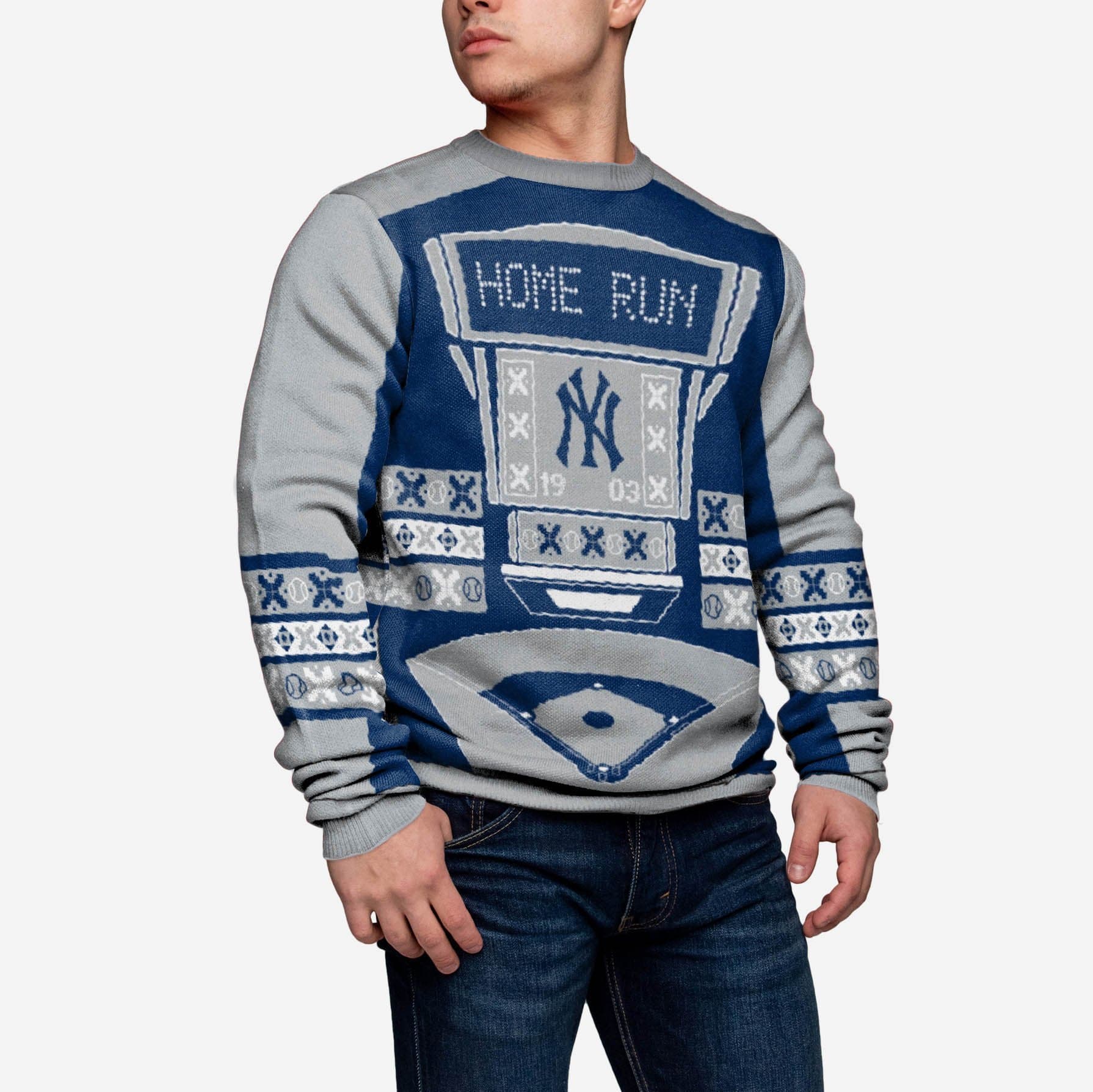 New York Yankees Baseball Custom Ugly Christmas Sweater - EmonShop