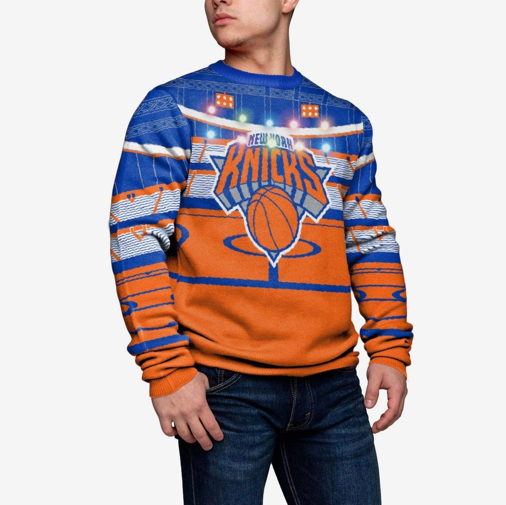 New York Knicks Stadium Bluetooth Sweater FOCO S - FOCO.com