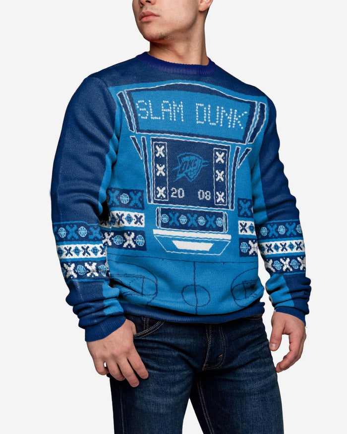 Oklahoma City Thunder Ugly Light Up Sweater FOCO - FOCO.com